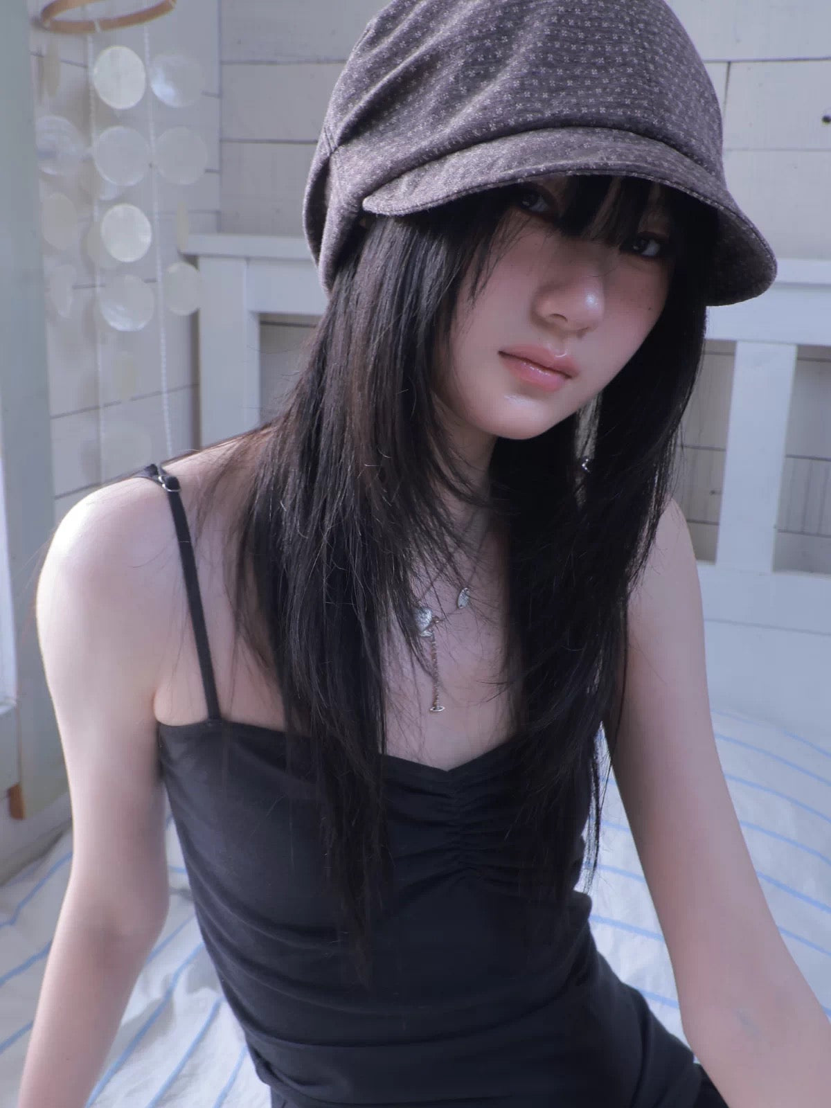WUYE 小花柄キャスケット 詳細画像 7